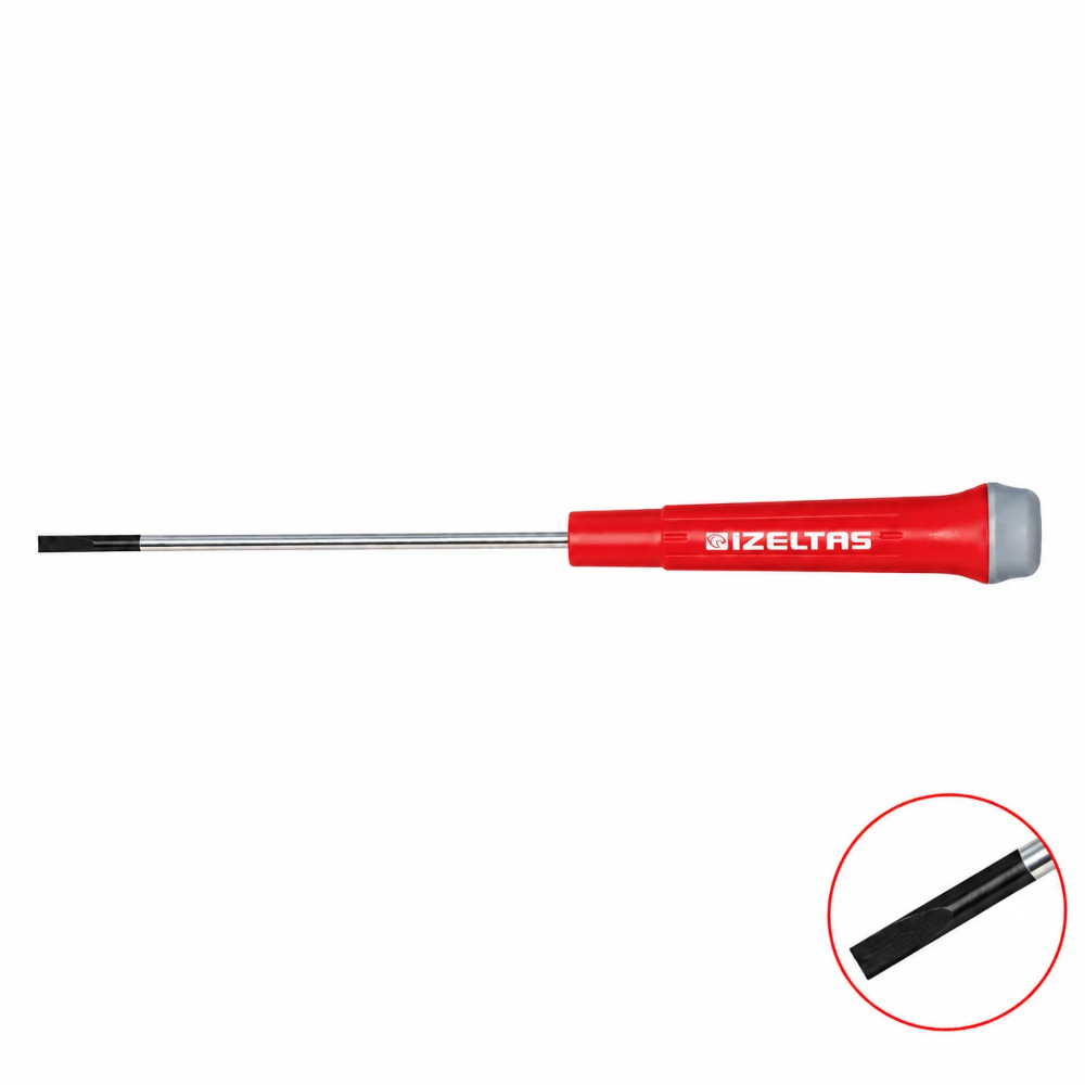 IZELTAS Düz Uçlu Klemens Tornavida 3 x 125 mm