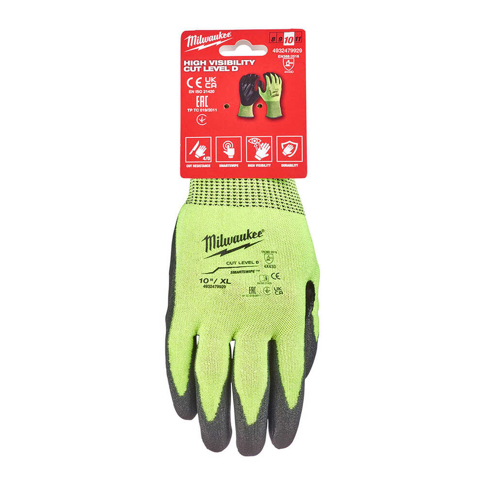 MILWAUKEE 4. Derece Kesik Korumalı Eldiven XL /10