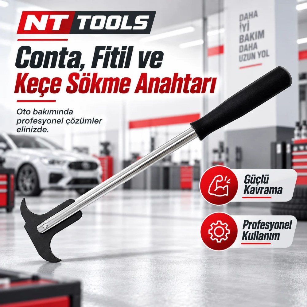 NT TOOLS Conta Fitil ve Keçe Sökme Anahtarı