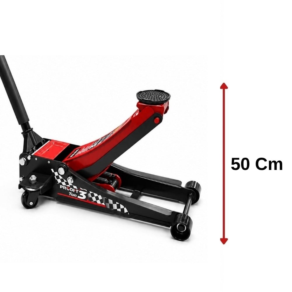 PRODHT 3 Ton Alçak Kafa Çift Piston Kriko
