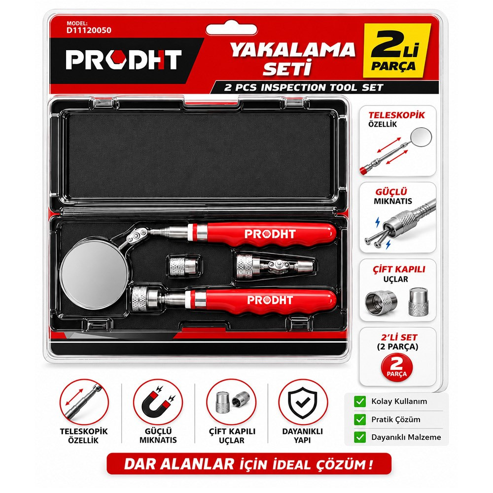 PRODHT Parça Yakalama Seti 2 Parça