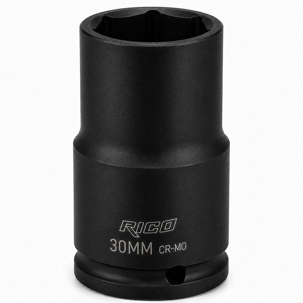 RICO 1/2 Altı Köşe Havalı Derin Lokma 30 mm