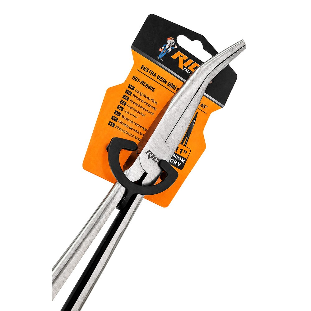 RICO Kargaburun Eğri Uçlu  Extra Uzun 45° 280 mm