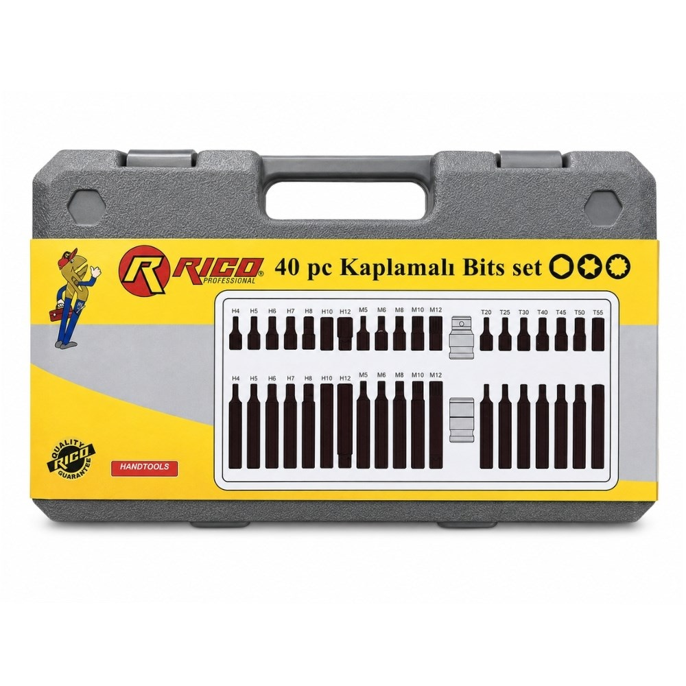 RICO Power Bits Uç Seti 40 Parça