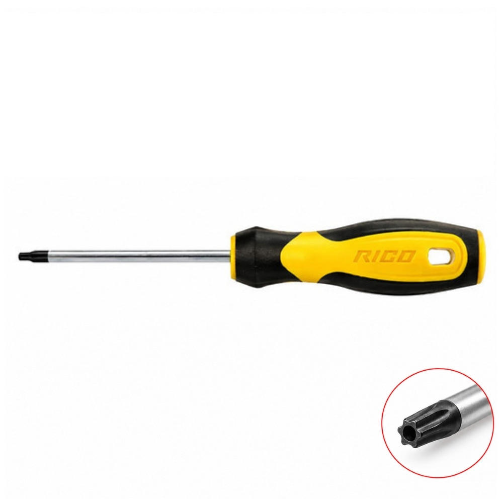 RICO T25 Torx Uçlu Tornavida Delikli 100 mm