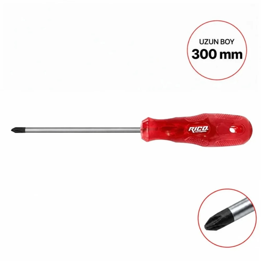 RICO Yıldız Uçlu Tornavida Kraft 6 x 300 mm