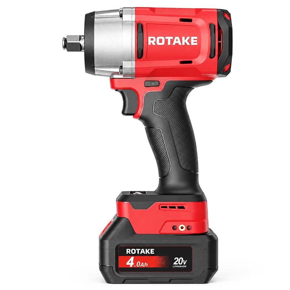 ROTAKE T3 1/2 Akülü Darbeli Somun Sıkma ve Sökme Makinesi 20V 4.0Ah 1880 Nm