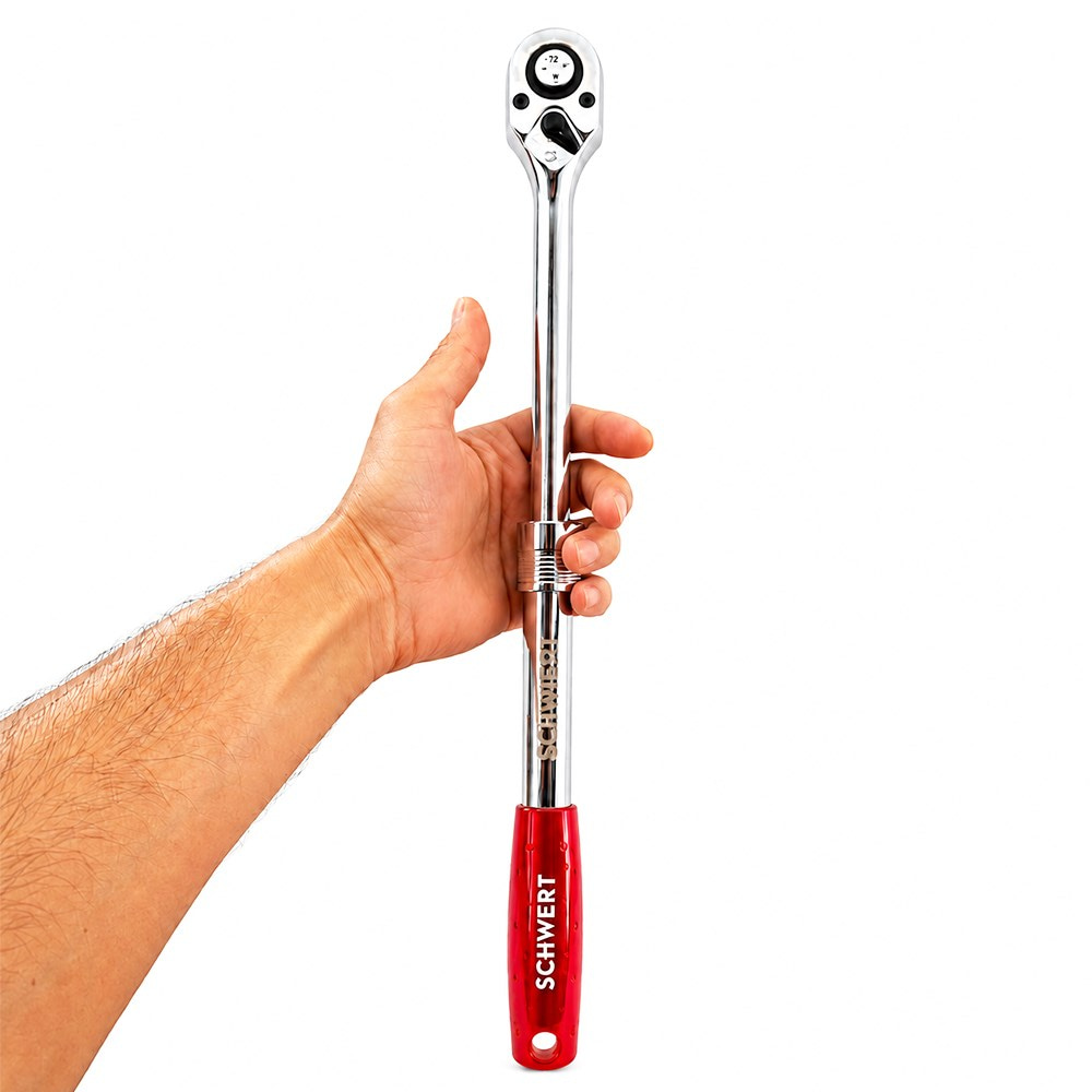 SCHWERT 1/2 Cırcır Kolu 72 Diş 250 mm