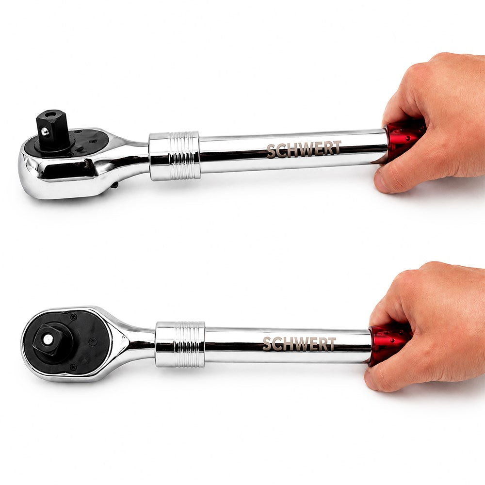 SCHWERT 1/2 Cırcır Kolu 72 Diş 250 mm