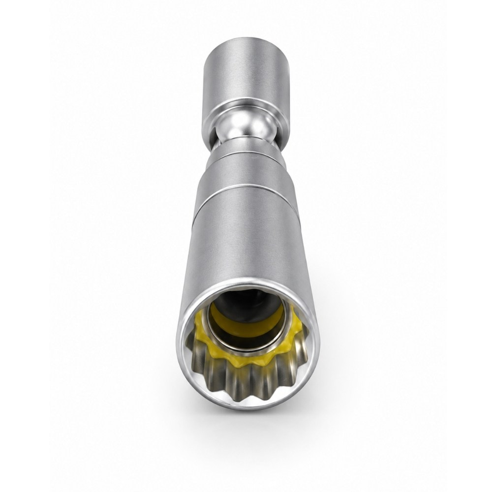 UNIVERSAL 3/8 On İki Köşe Mafsallı Buji Lokması 14 mm