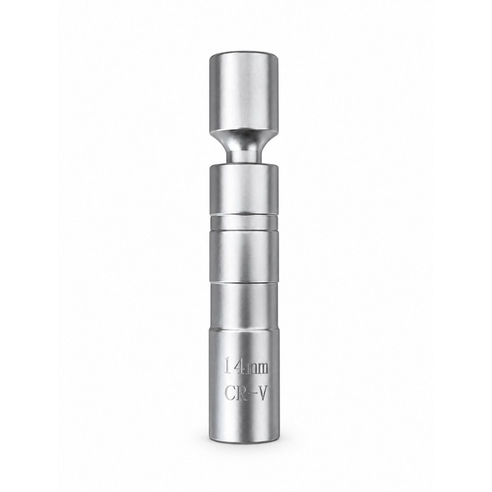 UNIVERSAL 3/8 On İki Köşe Mafsallı Buji Lokması 14 mm