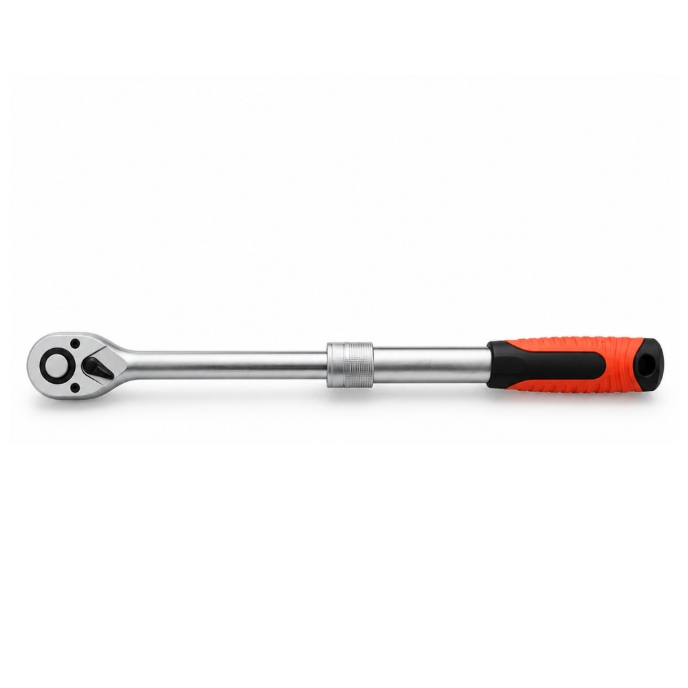 VIKTEC 1/4 Uzatmalı Lokma Cırcır Kolu 72 Diş 270 mm