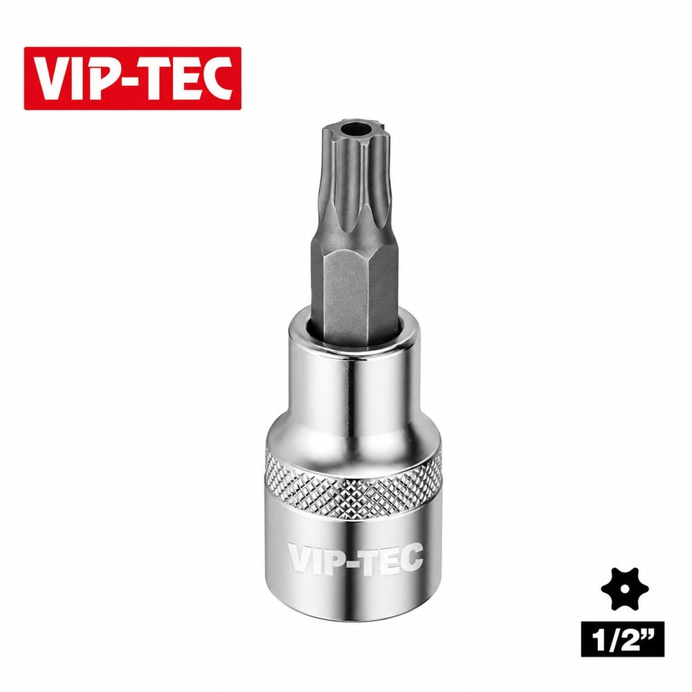 VIP-TEC 1/2 T27 Lokmalı Torx Uç Delikli Kısa