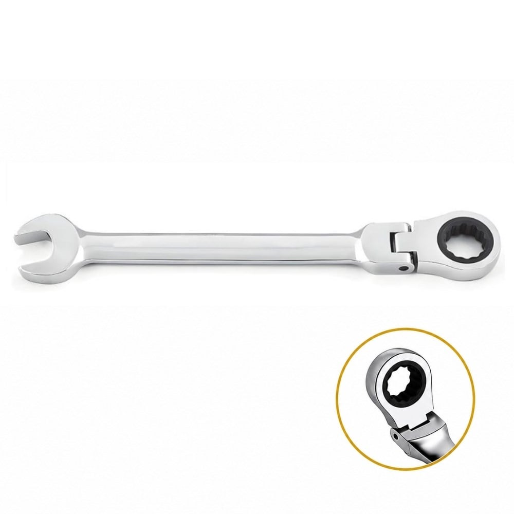 YOFEFIX Mafsallı Cırcır Kombine Anahtar 13 mm