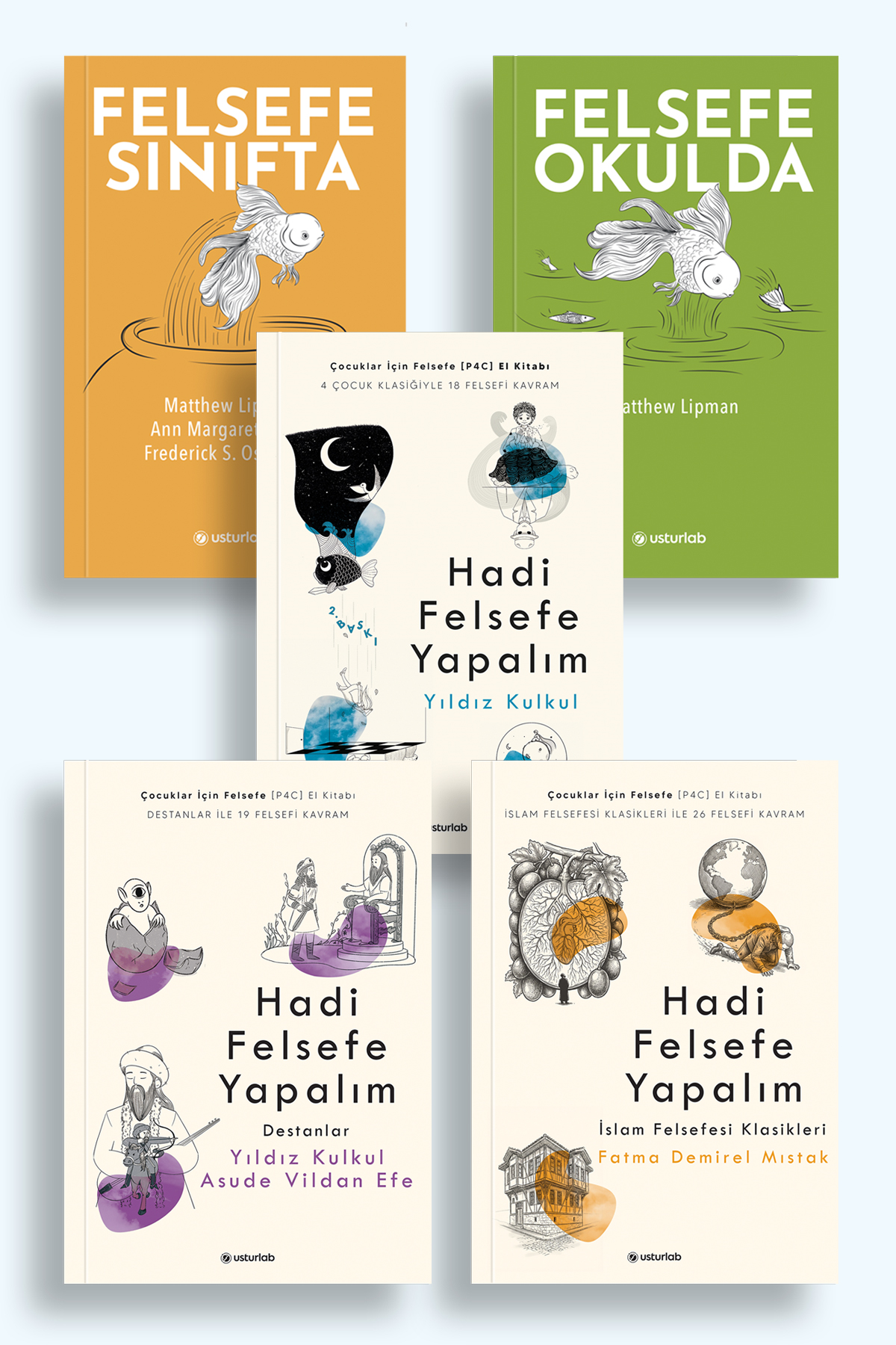 Çocuklar İçin Felsefe (P4C) Seti (5 Kitap)