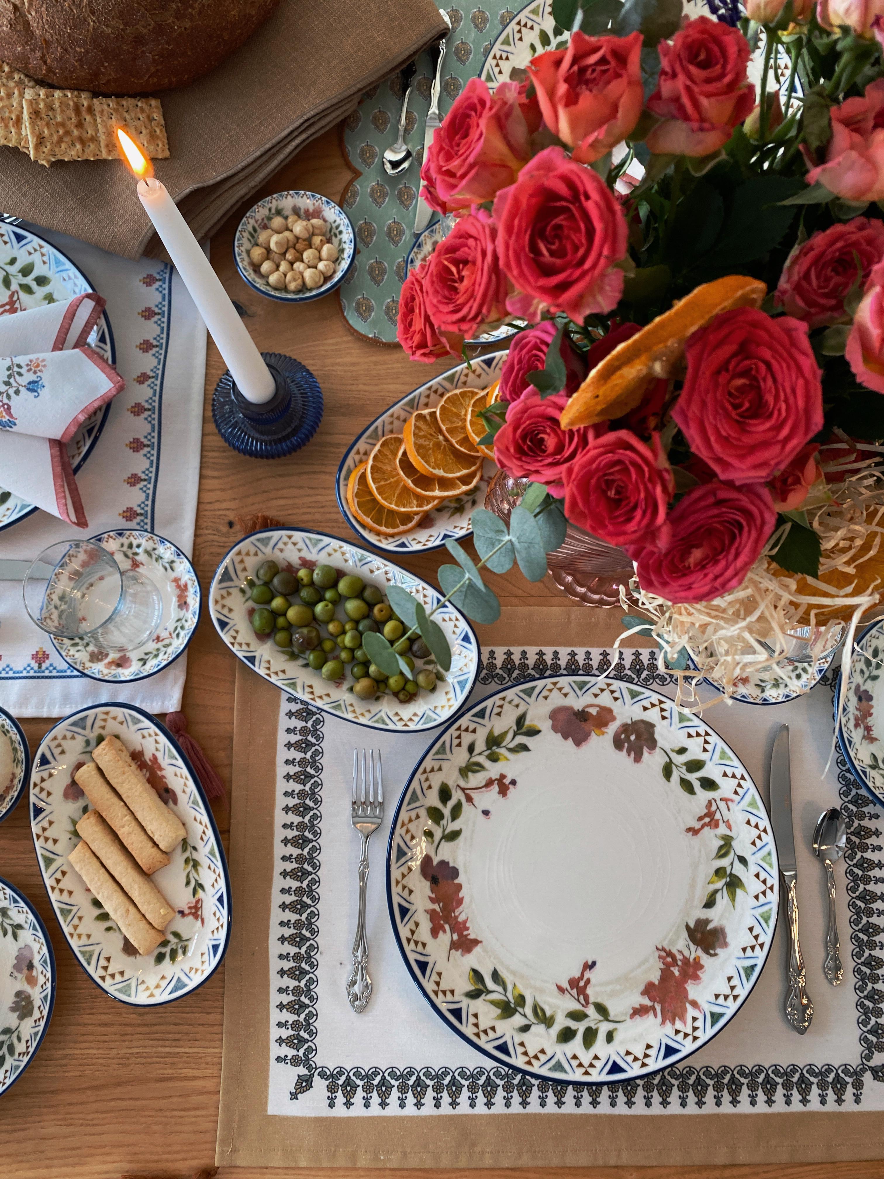 Flora Servis Tabağı