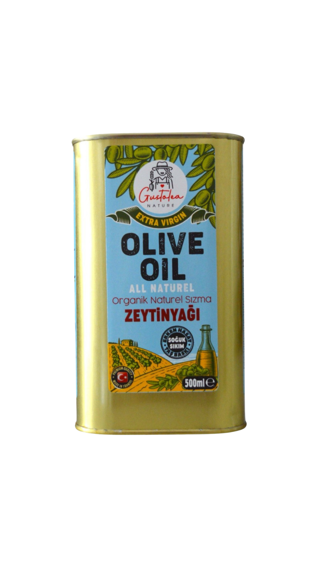 GN Gustolea Nature Organik Bebek Soğuk Sıkım Naturel Sızma Zeytinyağı