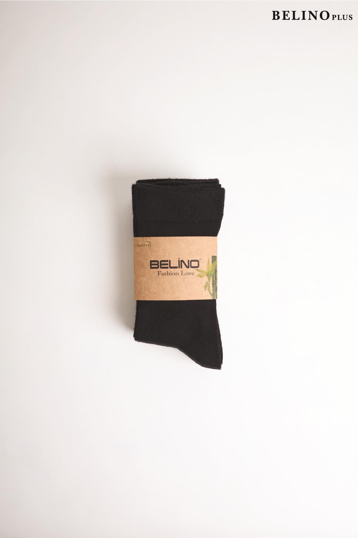 Siyah Organic Bambu 4 'lü Paket Dikişsiz Kadın Çorabı