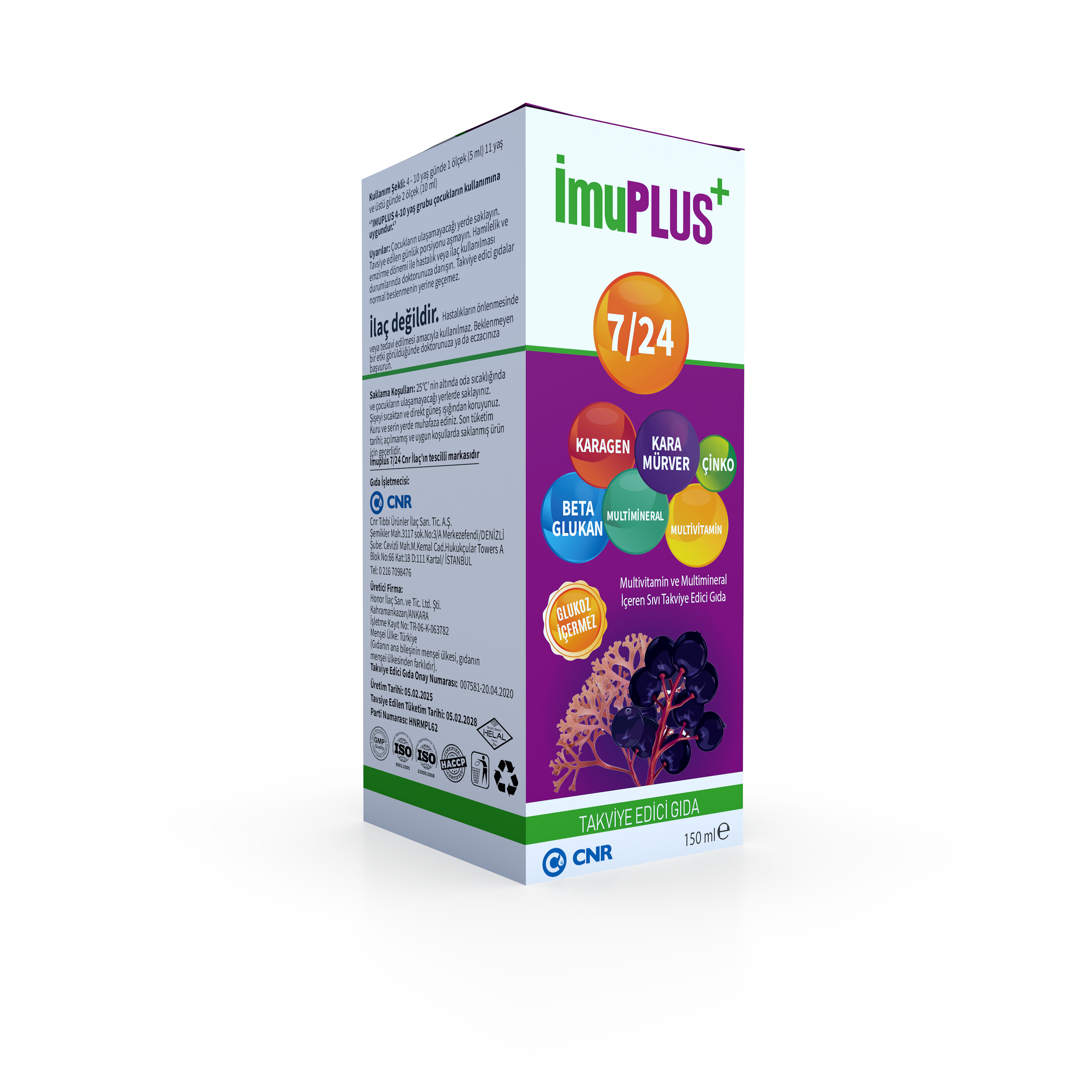 İmuplus 7/24 150 Ml Şurup