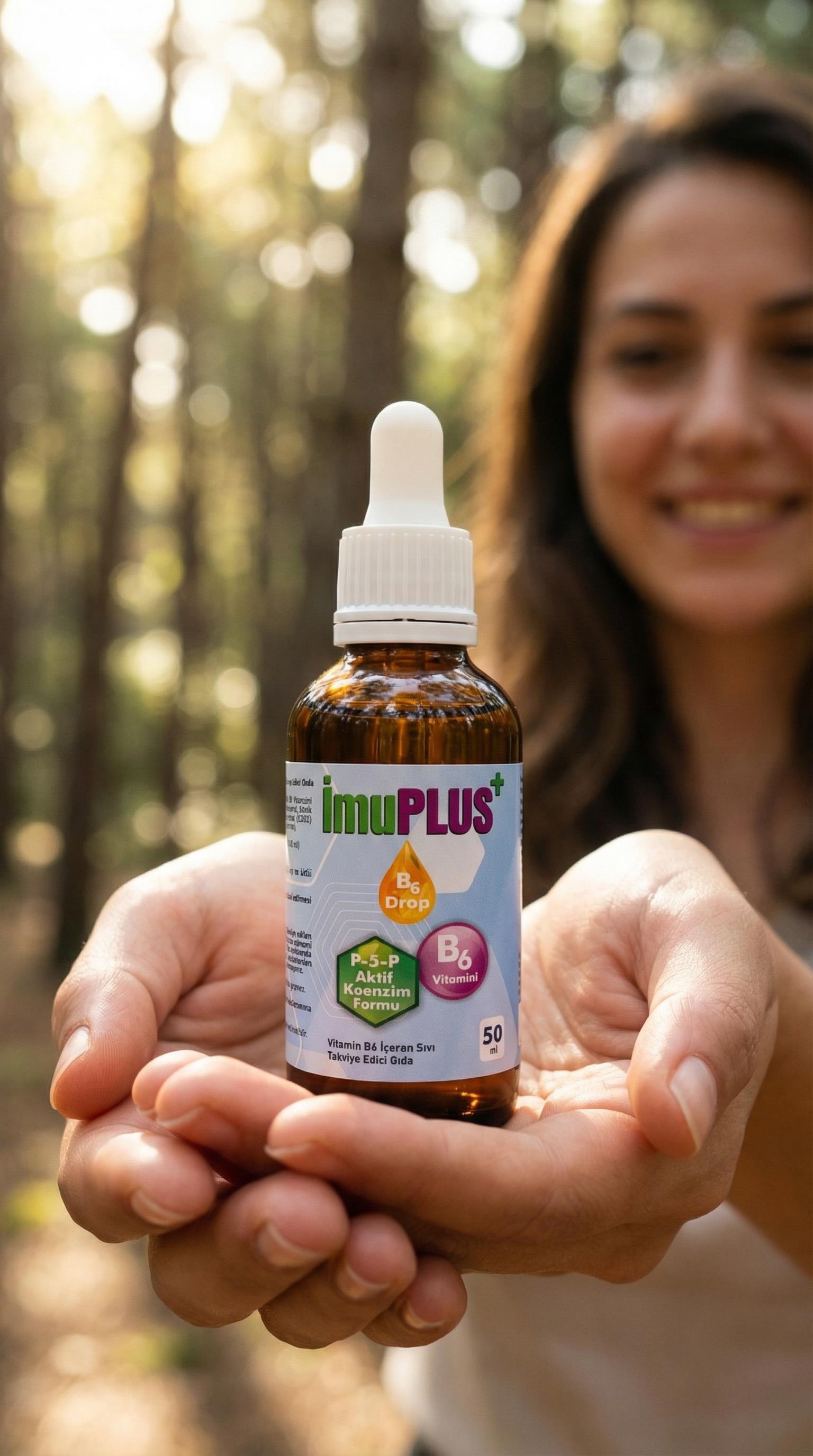 İmuplus B6 Drop Vitamin B6  İçeren Sıvı Takviye Edici Gıda 50 Ml Damla