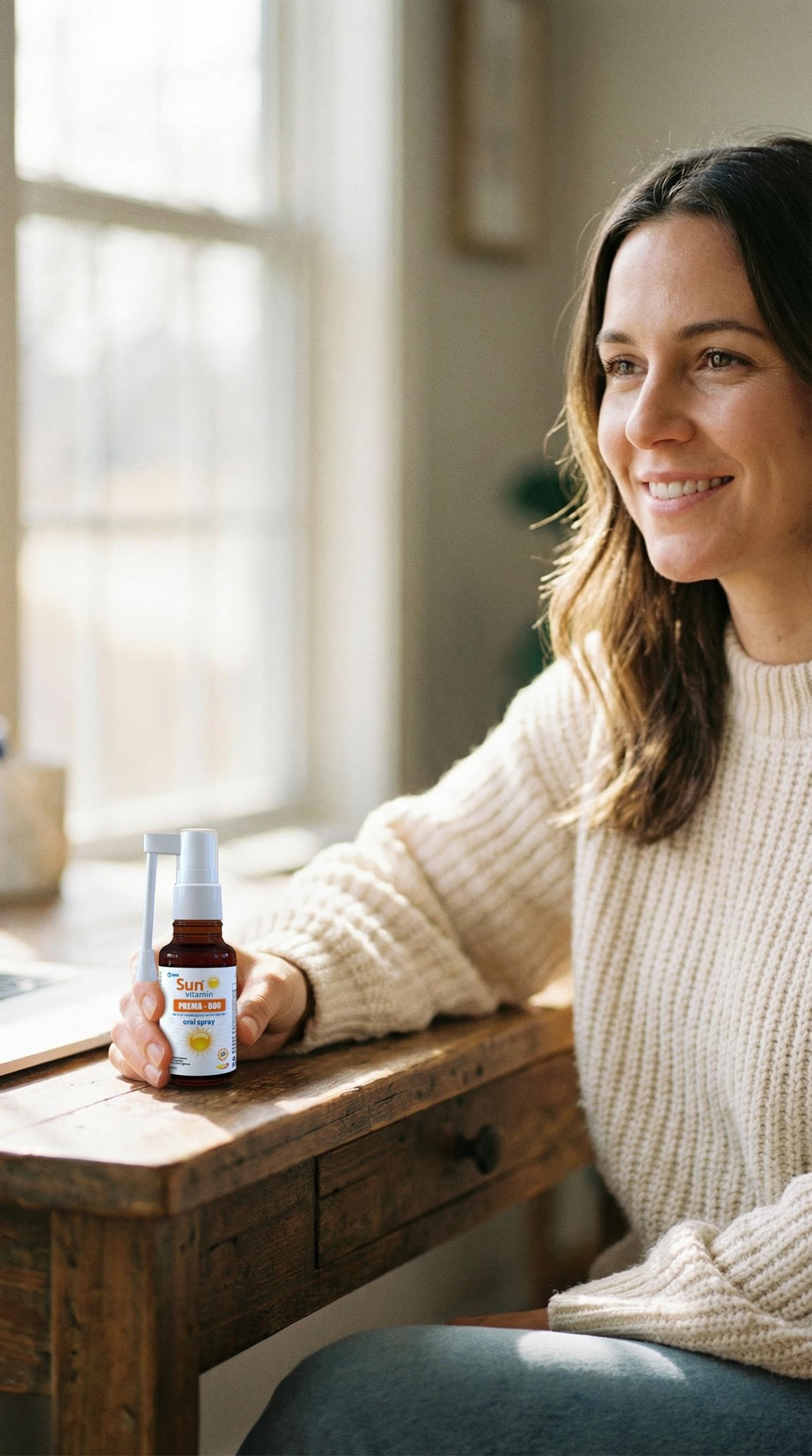 Sun Vitamin PREMA 800, B12 ve D3 Vitamini İçeren Takviye Edici Gıda 10 Ml