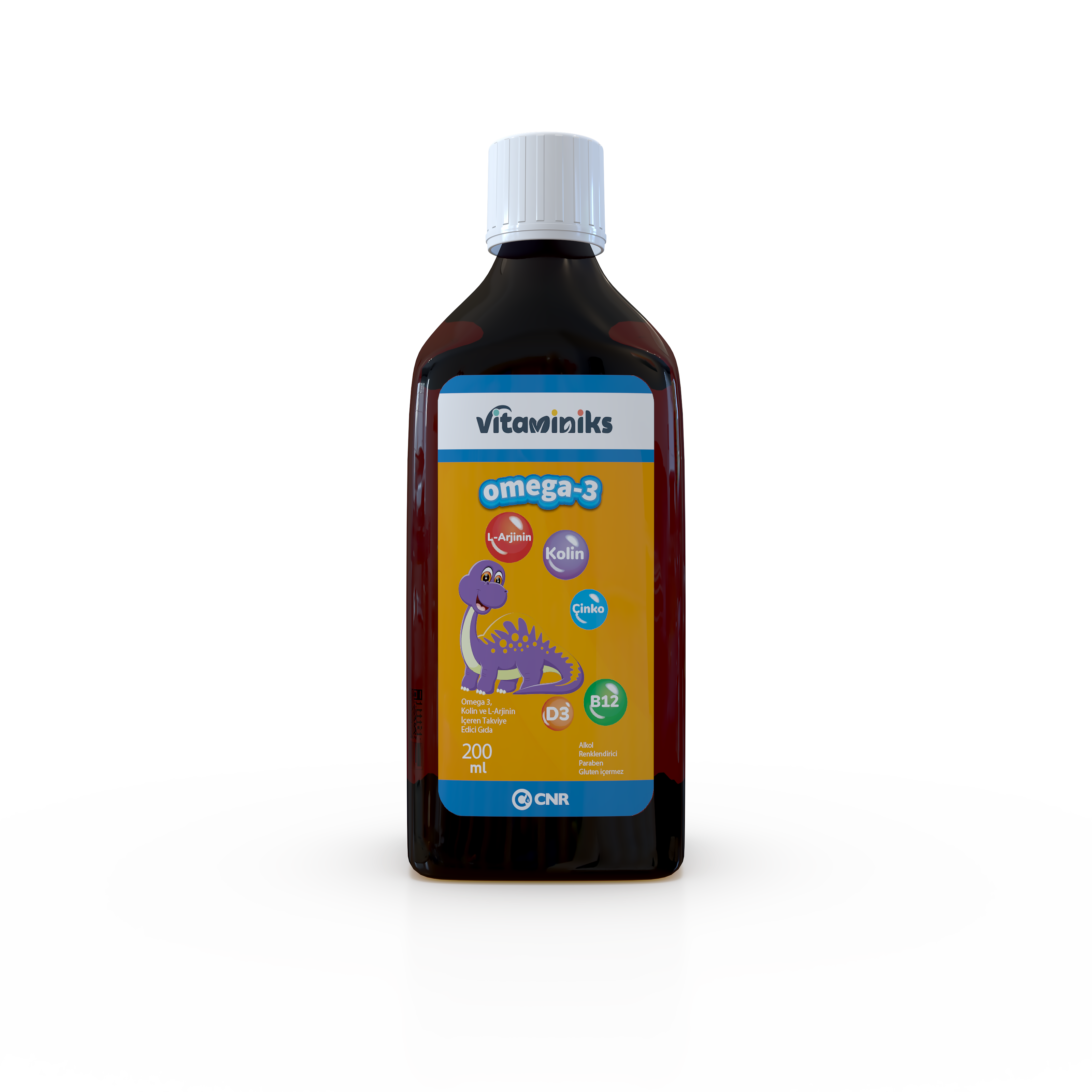 Vitaminiks Omega 3, Kolin ve L-Arjinin İçeren Takviye Edici Gıda