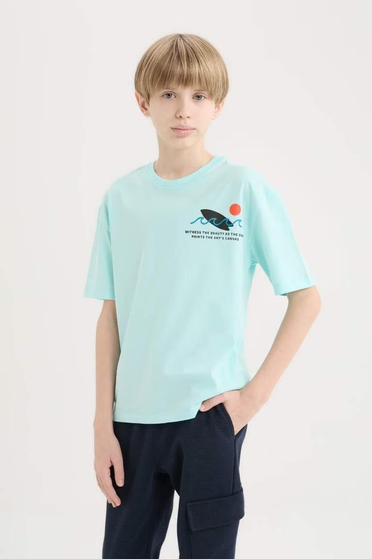 Defacto Erkek Çocuk Kısa Kol T-shirt B6165A8/TR502