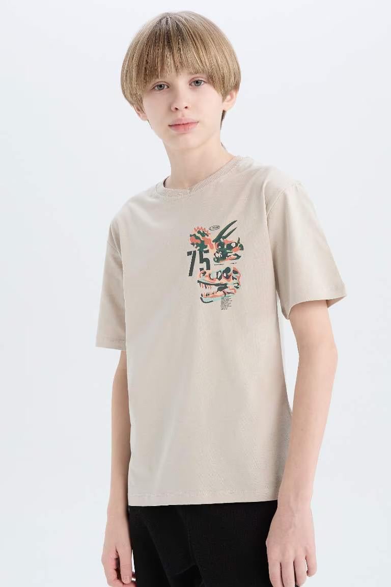 Defacto Erkek Çocuk Kısa Kol T-shirt D9285A8/GR525