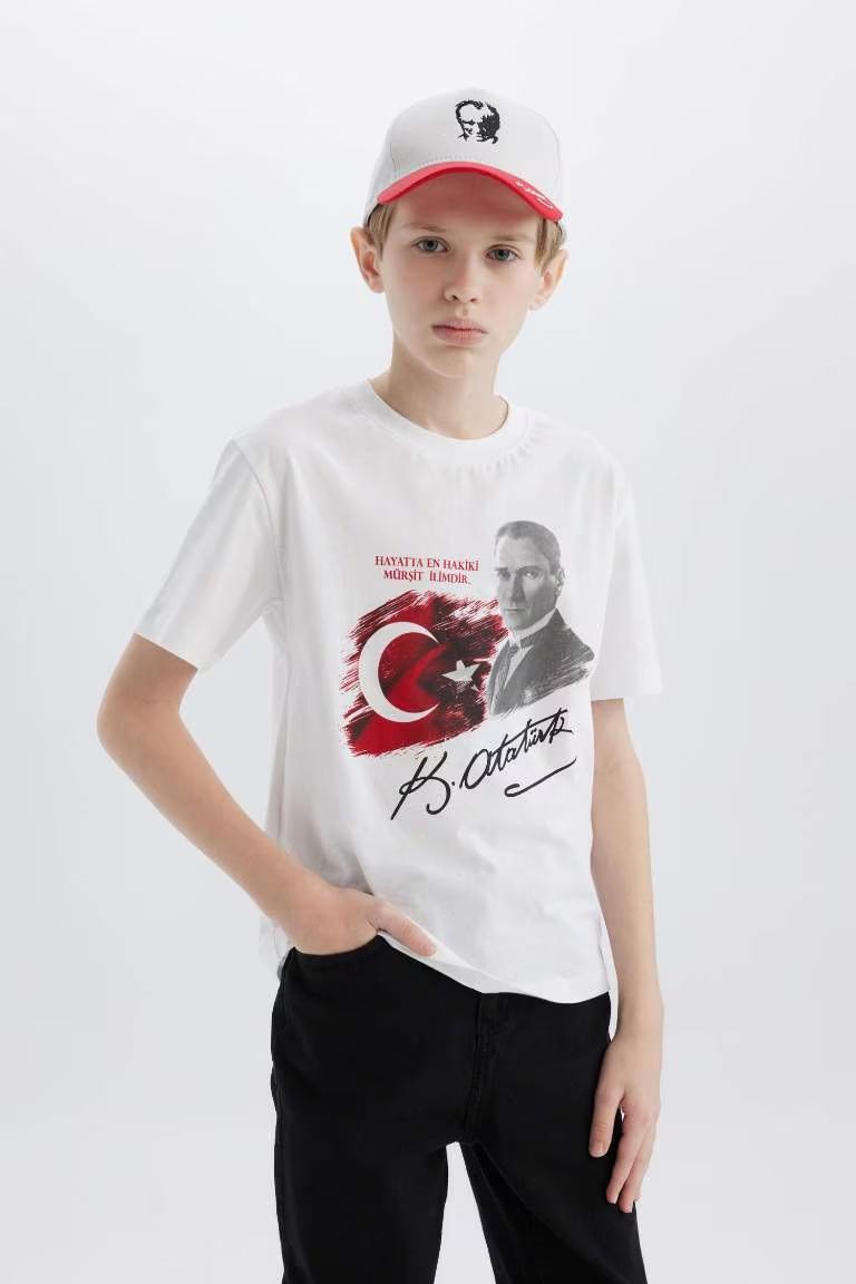 Defacto Erkek Çocuk Kısa Kol T-shirt E0812A8/WT34