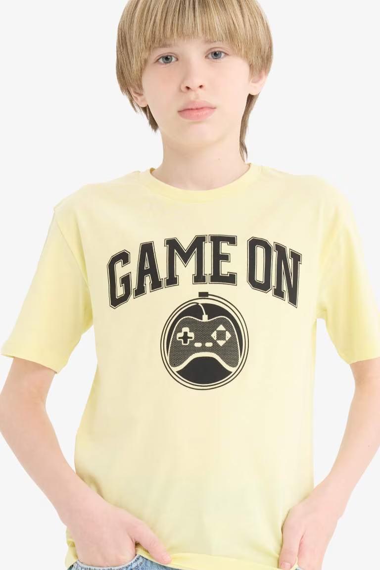 Defacto Erkek Çocuk Kısa Kol T-shirt F0182A8/YL75