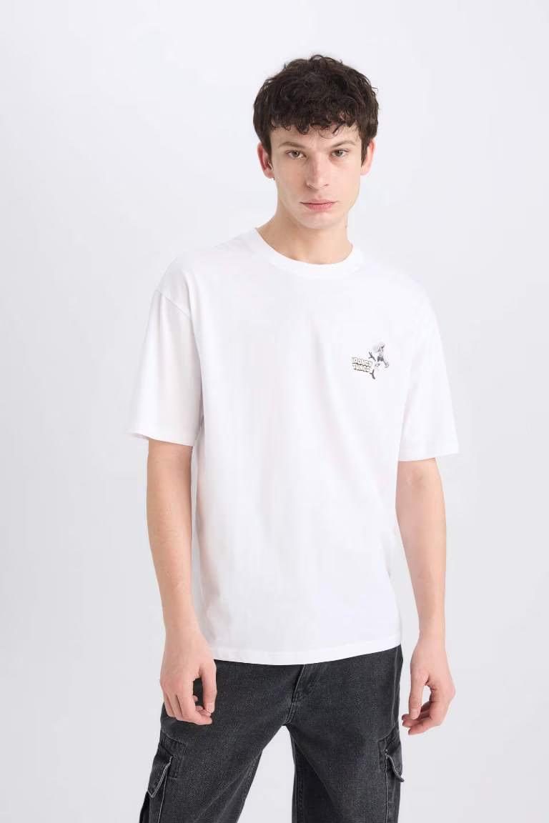 Defacto Erkek  T-shirt E0615AX/WT34