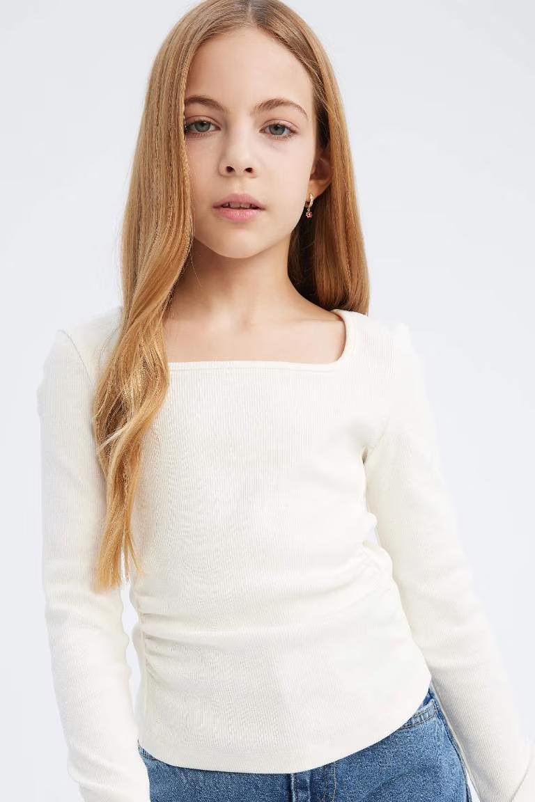 Defacto Kız Çocuk  Sweat D9236A8/WT32