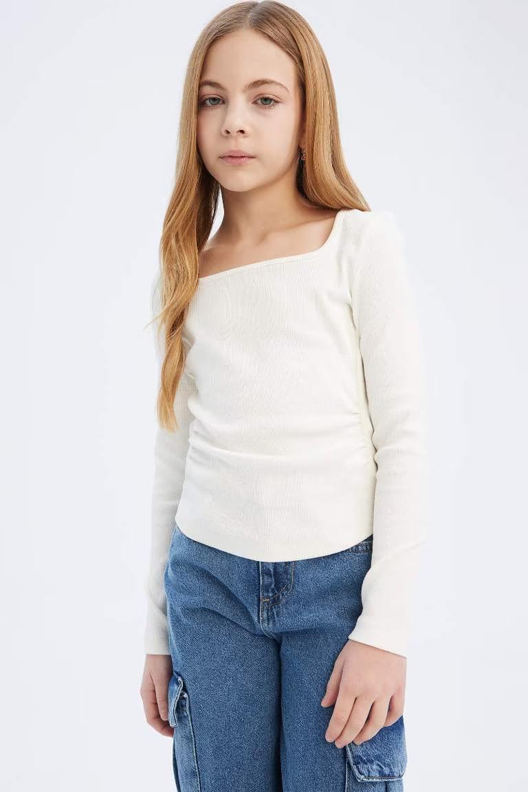 Defacto Kız Çocuk  Sweat D9236A8/WT32