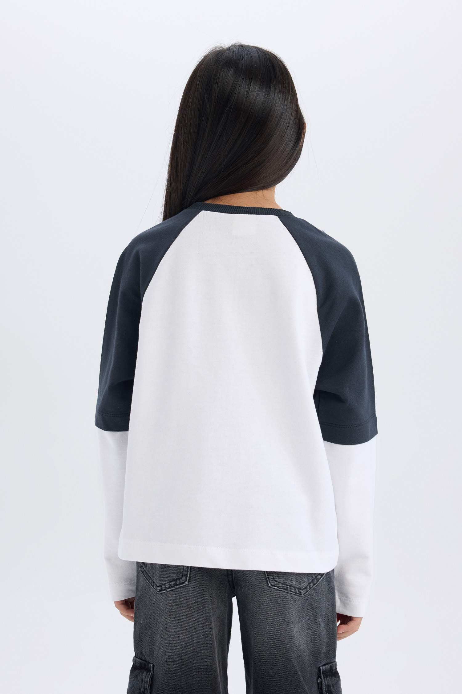 Defacto Kız Çocuk Sweat D9443A8/WT34