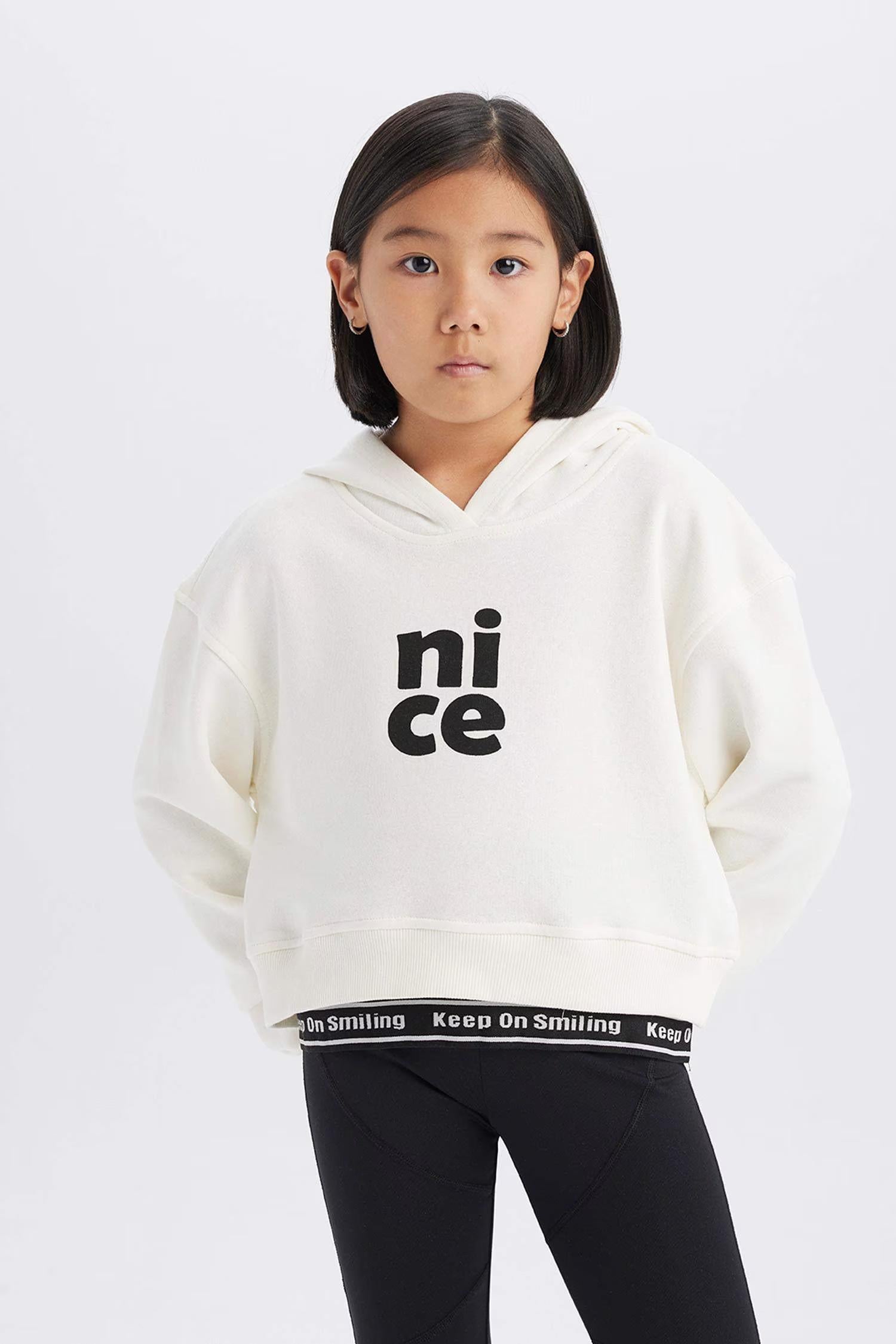 Defacto Kız Çocuk  Sweat E0462A8/ER85