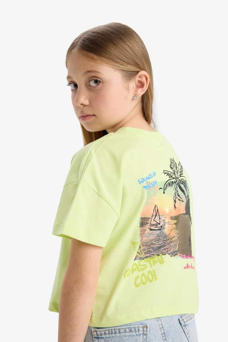 Defacto Kız Çocuk T-shirt E6743A8/GN404