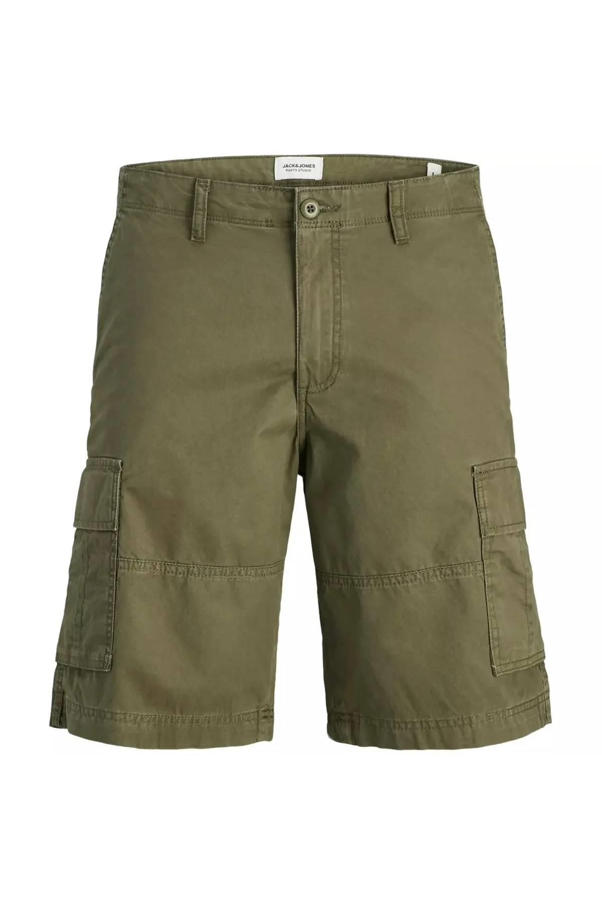 Jack & Jones Jpstcole Mateo Cargo Short Mıd Erkek Kot&Kanvas Şort 12274389