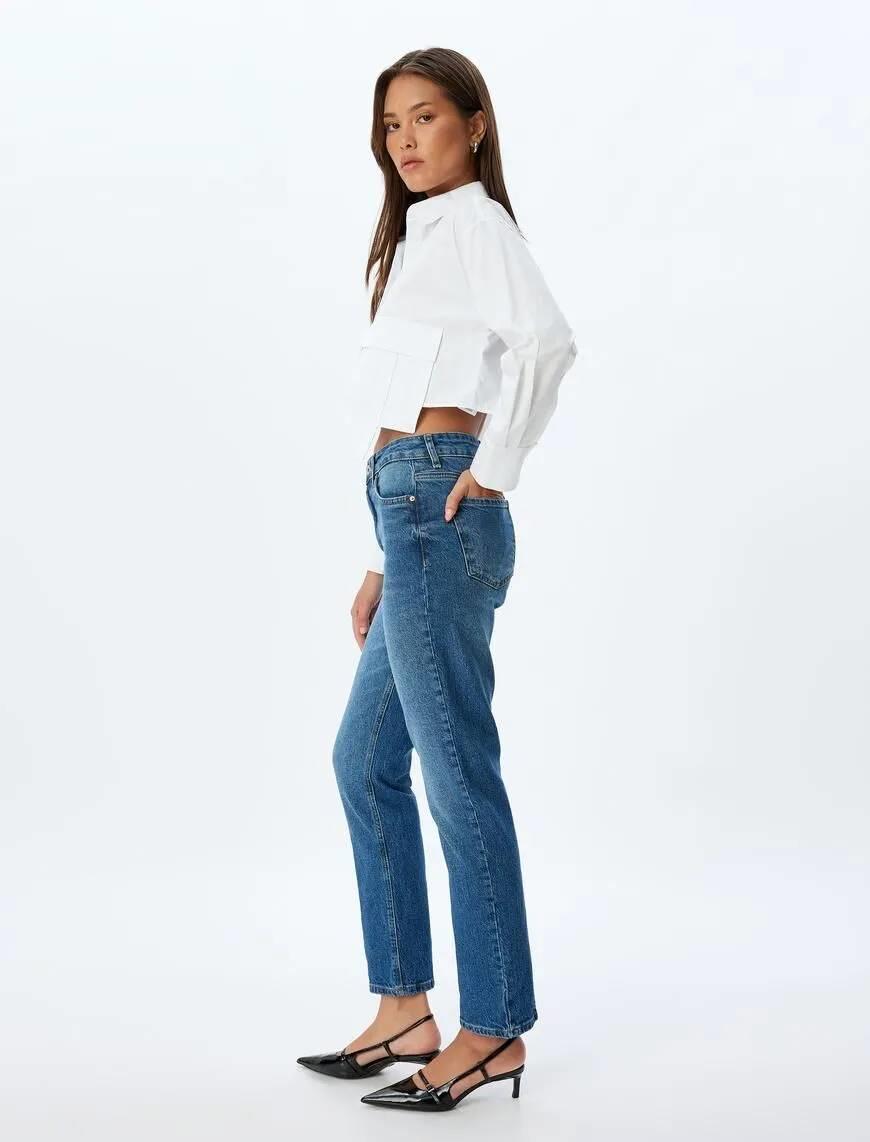 Koton Kadın Jean Pantolon 5WAL40200MD