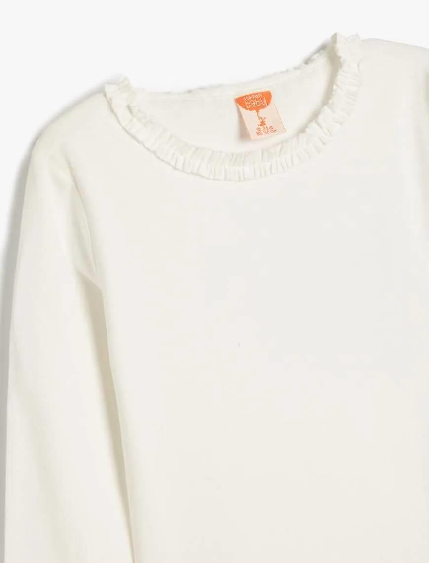 Koton Kız Bebek Sweat 5SMG10045AK