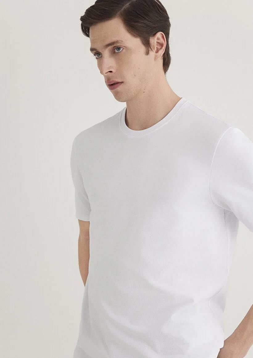 Mavi Basıc Bisiklet Yaka Erkek T-Shirt M0610252-620