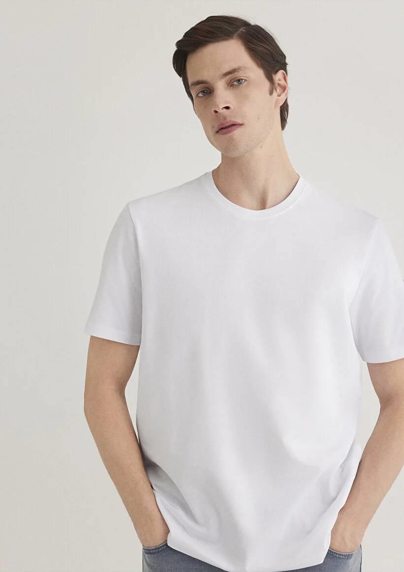 Mavi Basıc Bisiklet Yaka Erkek T-Shirt M0610252-620