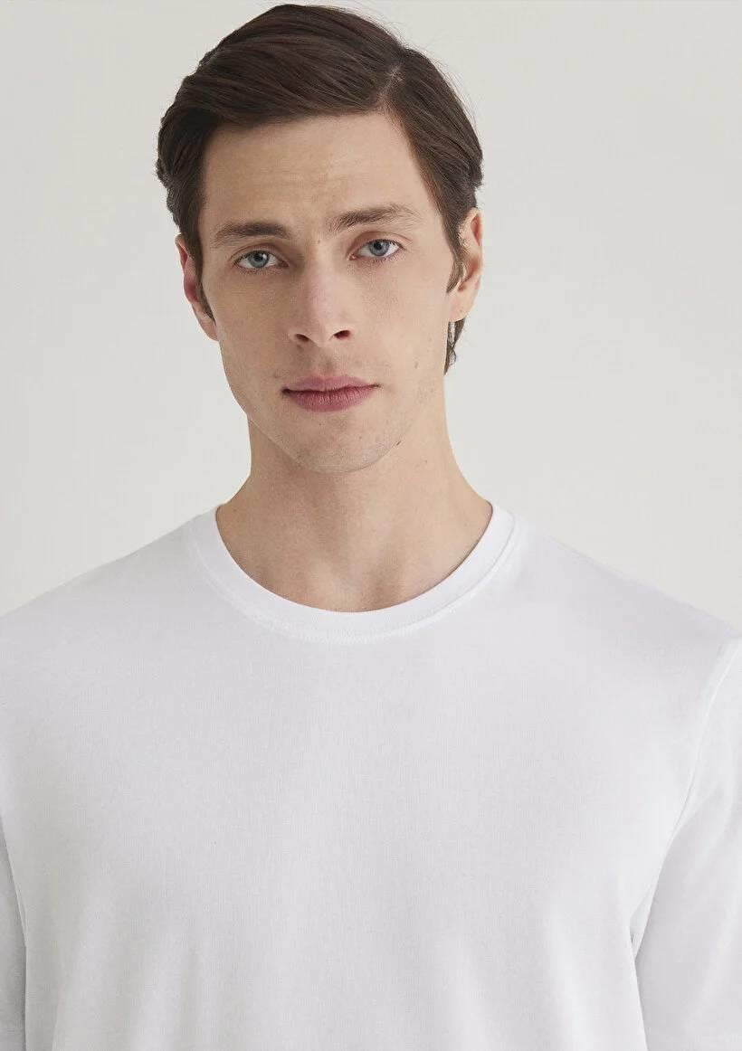 Mavi Basıc Bisiklet Yaka Erkek T-Shirt M0610252-620