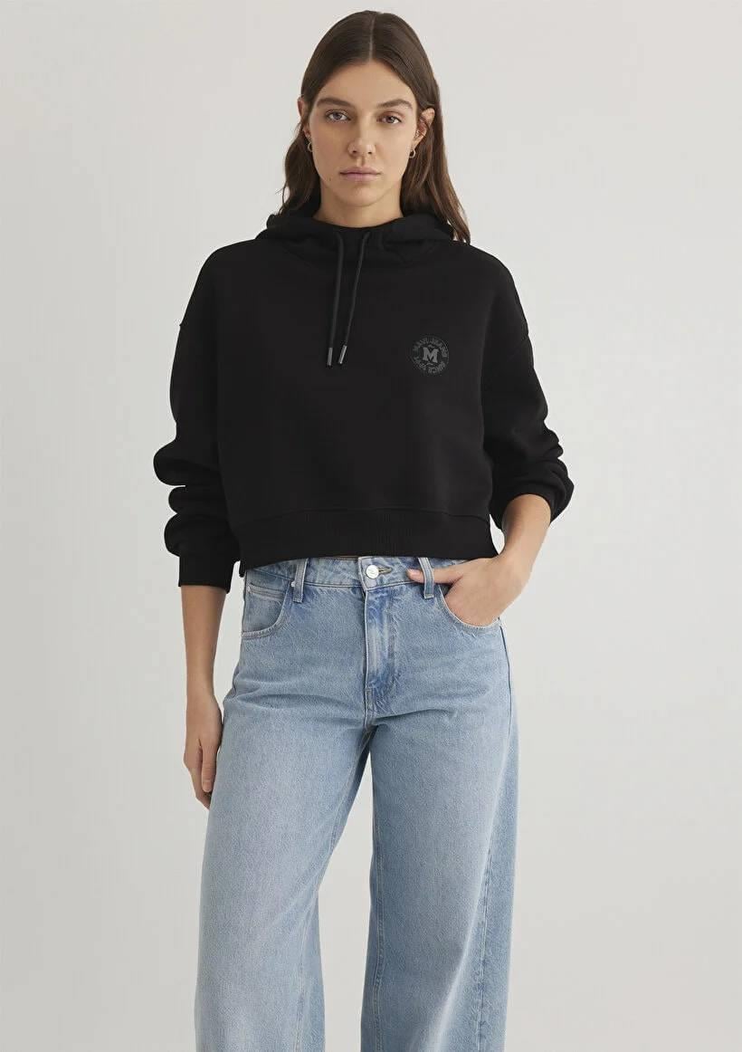 Mavi Kapuşonlu Kadın Sweat M1S10305-900