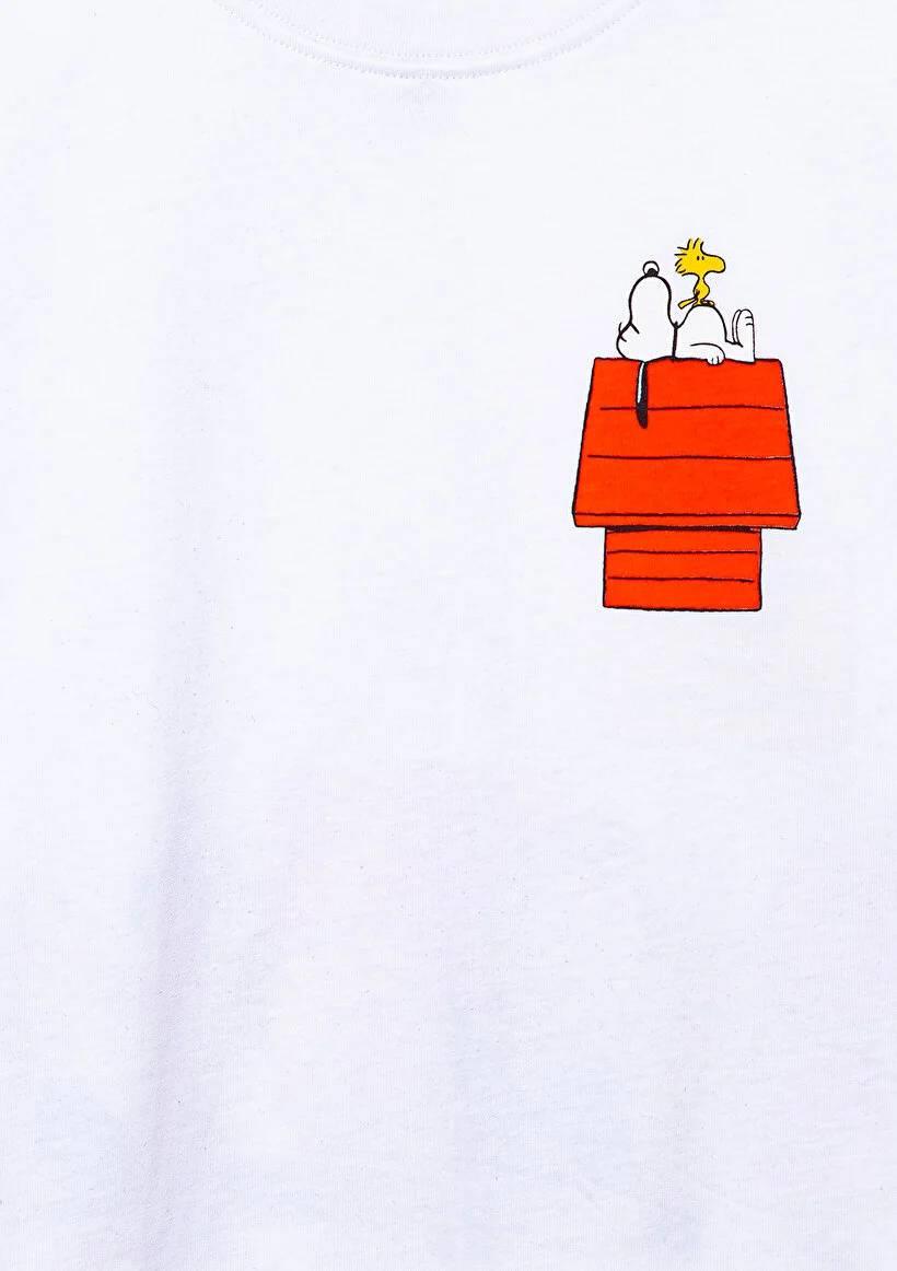 Mavi Peanuts Baskılı Kız Çocuk T-Shirt M7610295-620