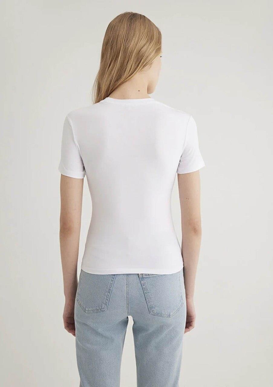 Mavi Yuvarlak Yaka Basıc Kadın T-Shirt M1600963-620