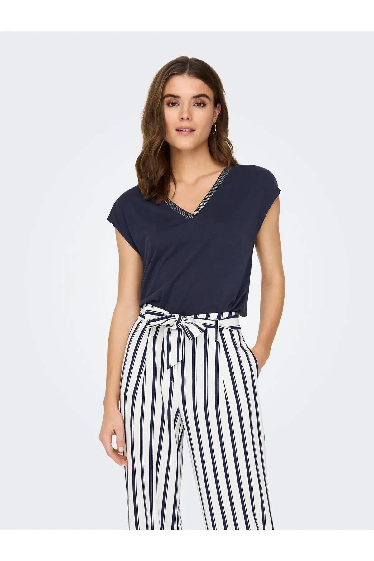 Only Onlfree Lıfe S/S Modal Stıtch Top Jrs Kadın T-shirt 15285624