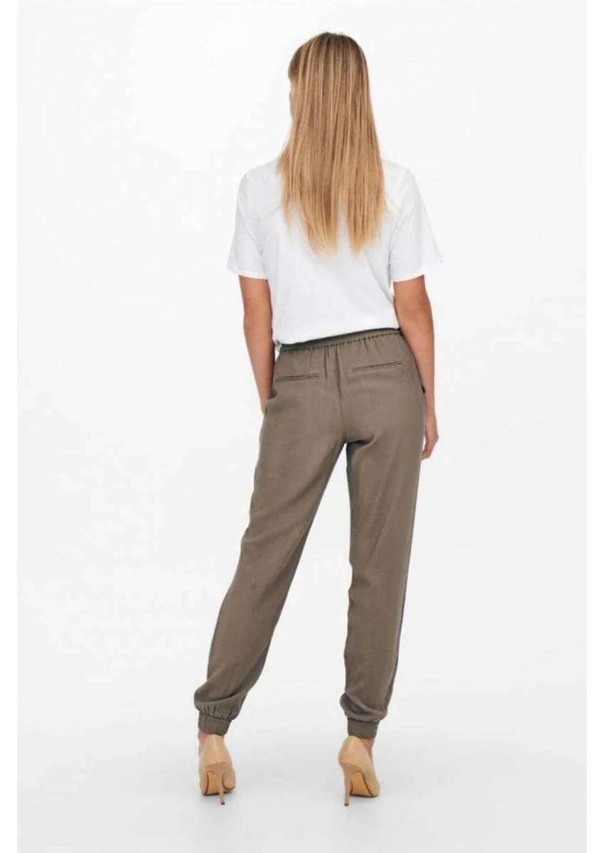 Only Onlkelda-Emery Mw Pull-Up Pants Pnt Noos Kadın Kanvas Pantolon 15203946