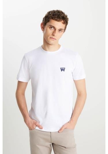 Wrangler Regular Fit Small Logo  Erkek T-shirt MW70MD3312