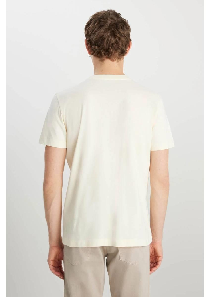 Wrangler Regular Fit Small Logo  Erkek T-shirt MW70MD3XME