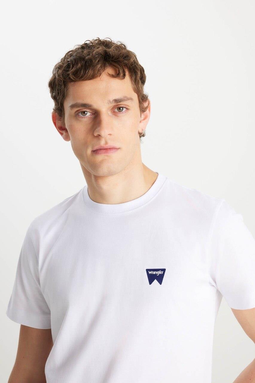 Wrangler Regular Fit Small Logo  Erkek T-shirt MW70MD3312
